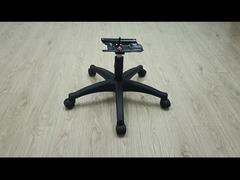 Standaard kantoorstoel Draaiende basis in wit - met rolstoelen Verstelbare nylon vijfsterrenvoeten