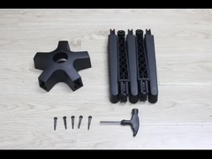 Ontmanteling Voetkantoorstoel Draaiende basis 115 mm Hoogte BIFMA-test Individuele verpakking