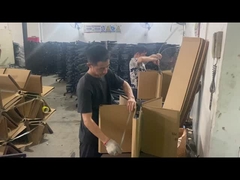 groothandel 700 mm zwarte nylon kantoor stoel draaiende basis met lendenen steun en rollen