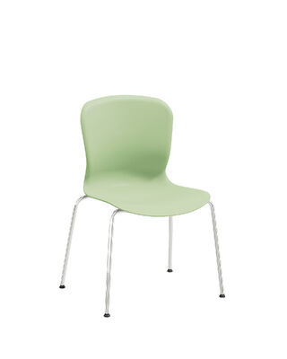Goede prijs Plastic Shell 58×56×49cm Moderne Plastic Stoel met Conisch Frame 62×54×61cm en Ronde Buis Voetstandaard Ø19 Mm Ontworpen voor Cafés online