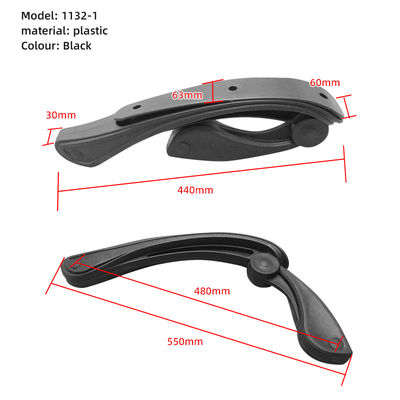 Goede prijs Naylon-plastic terugtrekbare armsteun liggende functie armsteun kantoorstoel accessoires online