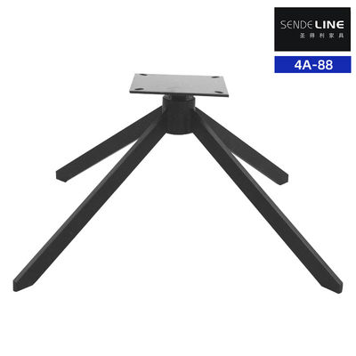 Vierbenige bank kantoor stoel basis vervanging Zwarte kleur Diameter 700mm