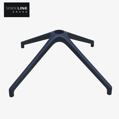 Goede prijs Matte zwarte kantoorstoel Metalen basis Hoogte aanpassing Moderne stijl online