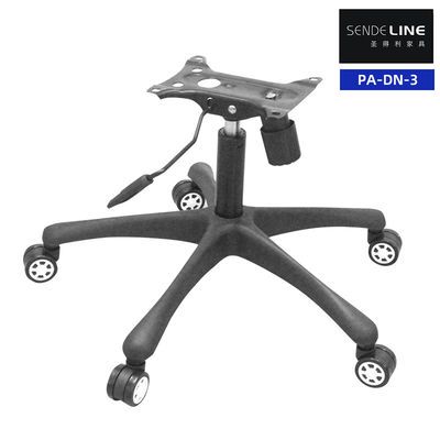 Goede prijs Gewichtsvermogen 300 lbs Office Draaiende stoel Stand Nylon Zwart Five Star Foot online