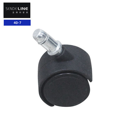 Office Draaiende stoel Wielen vervanging 40mm Wiel Hub Zwarte katrol Cardan Wiel
