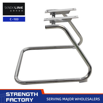 Goede prijs Chroomverzorging Bureau stoel Metalen frame Elektroplaat / Zwart boog frame online