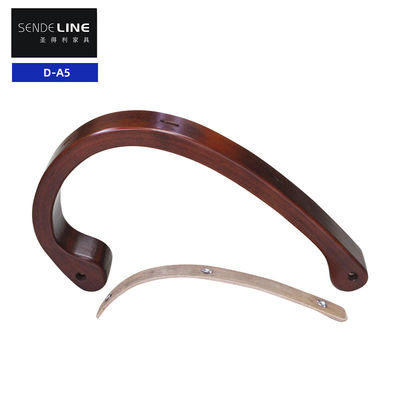 Goede prijs Moderne roodbruine stoel van massief hout Armsteun verhoogt comfort en ondersteuning online