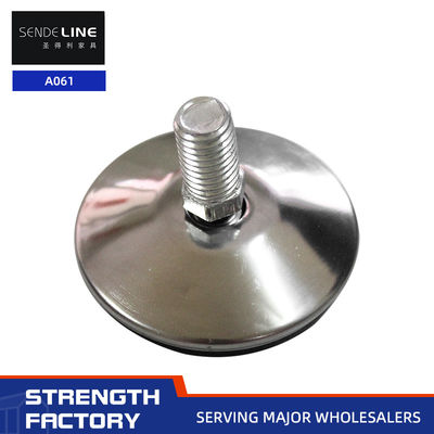 Goede prijs Zwarte zolder ijzeren stoel Voeten vervanging Niet-glijdend 12 mm / 13 mm draadlengte online