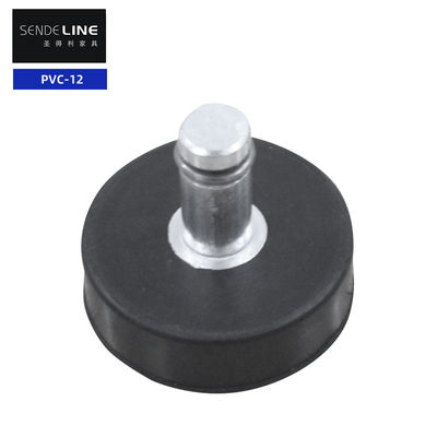 Goede prijs M11 Verstelbare tafelvoeten 43 mm basisdiameter Zwart kantoor rubber stoel Voetkussens online