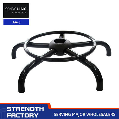 Goede prijs Zwarte barstoel Accessoires Draaiende stoel Voetringen Vijfsterrenvoetbasis online