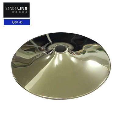 Goede prijs Goud / Wit Moderne barkruk Accessoires Restaurant Draaiende stoel Ronde basis online