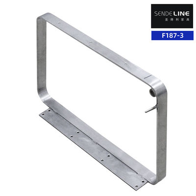 Goede prijs Duurzaam roestvrij staal 201 Barber stoel Armleuningen Glanzige elektroplateerde kleur online