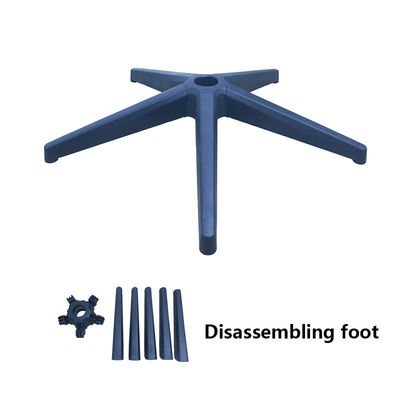 Goede prijs Nieuwe ontmanteling geslaagd Bifma test Zwarte Nylon draaiende stoel met verwijderbare voet en rollers online