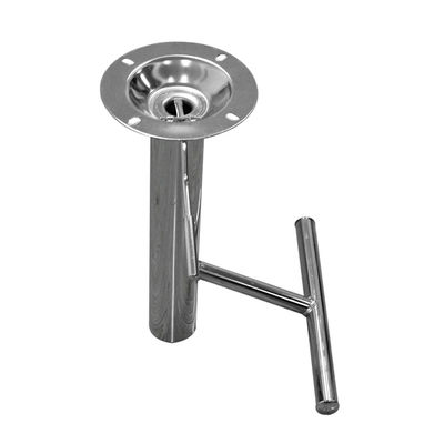 Goede prijs Verstelbare draaibare bar stoel accessoires Custom Kleur Chrome Plating 380mm Hoogte Bar stoel voetplaat online