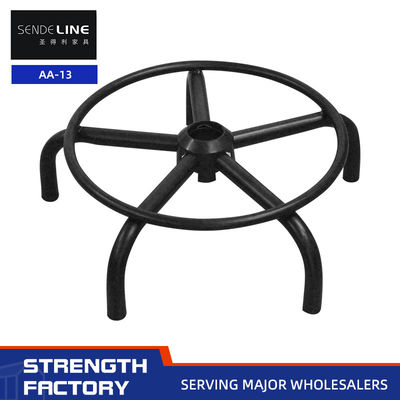 Goede prijs Spray zwarte barstoel Accessoires 430mm Five Star Foot PU stoel basis online