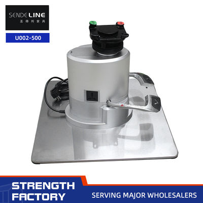 Goede prijs 200KGS Roestvrij staal vierkant basis kapper stoel elektrische pomp basis online