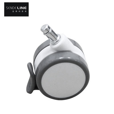 Goede prijs 65 mm PVC band rem kantoor stoel Caster met hoge laadcapaciteit en glad rollen online