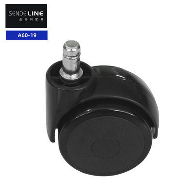 60 mm Nylon kantoorstoelen Wielen vervangend meubilair Mute casters