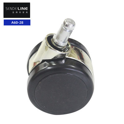 60 mm stil en duurzaam Nylon stoel wiel vervangen met kaart test insert