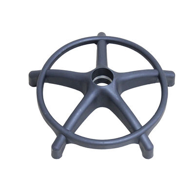 Goede prijs Witte / Zwarte Pneumatische kantoorstoel Draaiende basis met rolkasten 0,7 kg 105 mm online