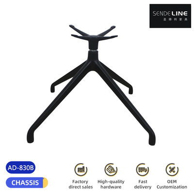 Goede prijs Ergonomische draaibare metalen draaischijfbasis Zwarte aluminium kantoorbasis online