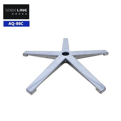 Moderne stijl Home Office Draaiende stoel basis 700mm zilver aangepaste kleur