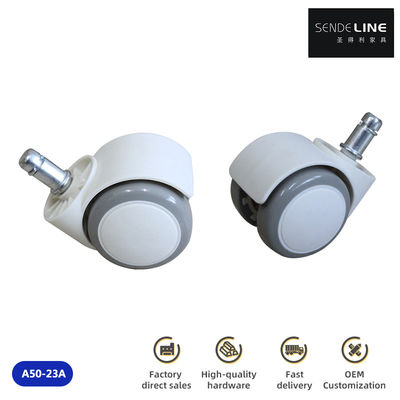 Meubelrollers Beige wit 2 