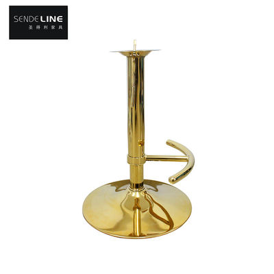 Goede prijs Groothandel Barstoel Accessoires Titanium Goud Ronde Barstoel Voetsteunen Basis Barstoel Eenstukvoetsteunen online