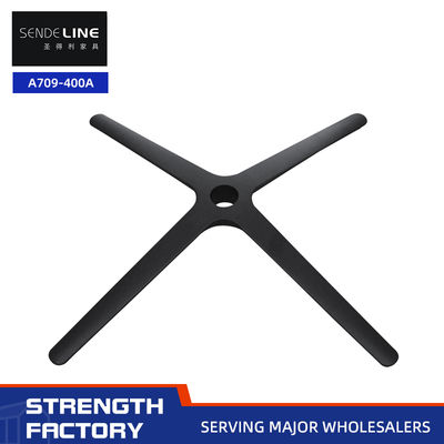 Goede prijs Mat zwart 800 mm Aluminium legering 4-sterren basis kantoor stoel Professionele kantoor stoel Metalen basis online