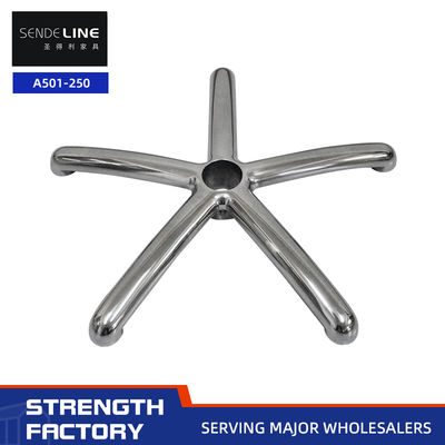 Goede prijs 5-sterren kantoor stoel basis, gepolijste aluminium legering die-casting geïntegreerde giettechnologie met een diameter van 500 mm online