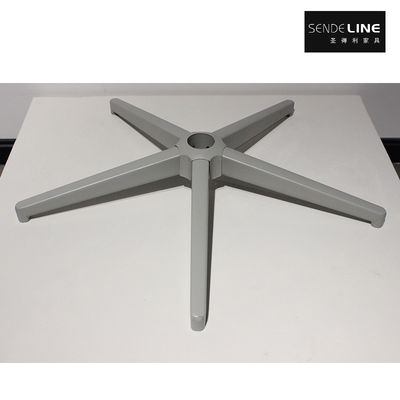 Goede prijs High-end iron welded office chair base, grey 700/640mm five-star feet online