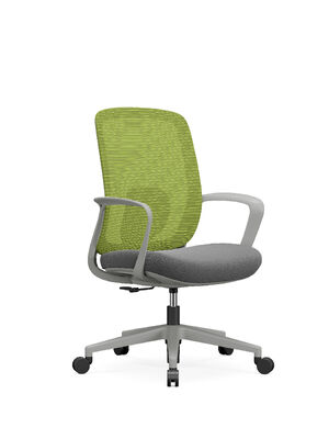 Goede prijs Breathable Mesh Fabric Office Draaiende stoel met aanpasbare kleuren gladde rollende wielen en verstelbare hoogteinstellingen online
