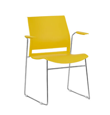 Goede prijs Armsteun Ja Moderne plastic stoel Stijlvol Comfortabel Voor kantoor Conferentieruimte Wachtruimte Zitplaatsen online