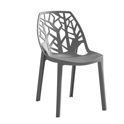Goede prijs Moderne design stoel Moderne plastic stoel gemaakt van PP GF materiaal voor verschillende commerciële woontoepassingen online