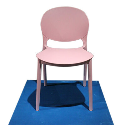 Goede prijs Roze Duurzame Moderne Plastic Stoel Ergonomisch Comfortabel Lichtgewicht Stapelbaar voor Kantoor Conferentie Wachtruimte online